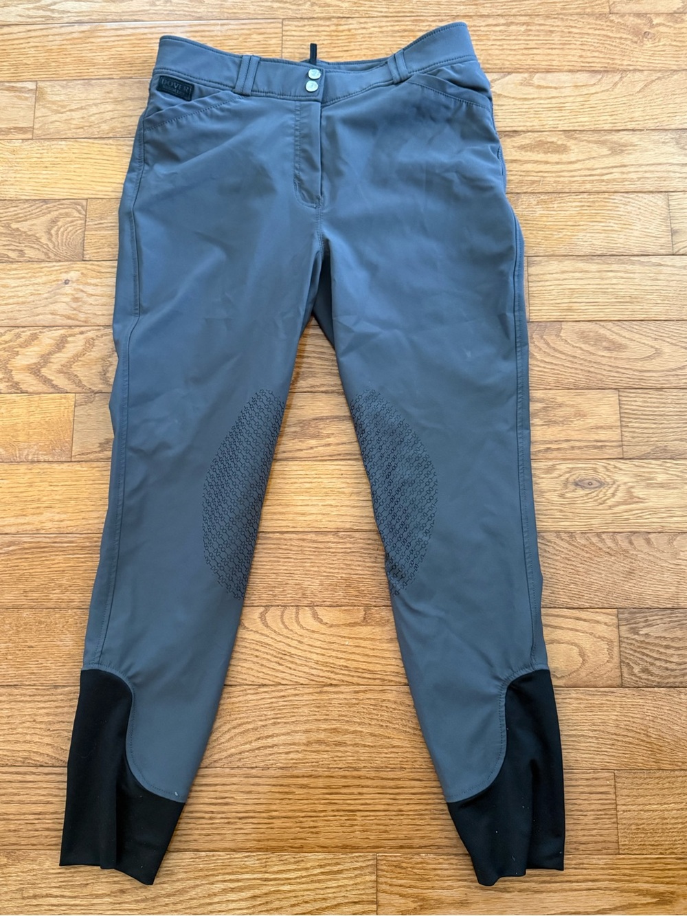 Dover Saddlery 'Wellesley Tech' Full-Seat Breeches Size 32 Gray